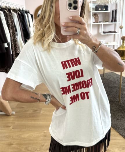 T-shirt with love