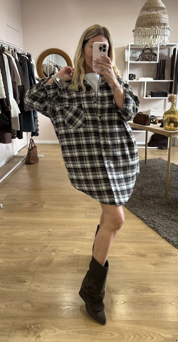 Maxi camicia felpata - immagine 4