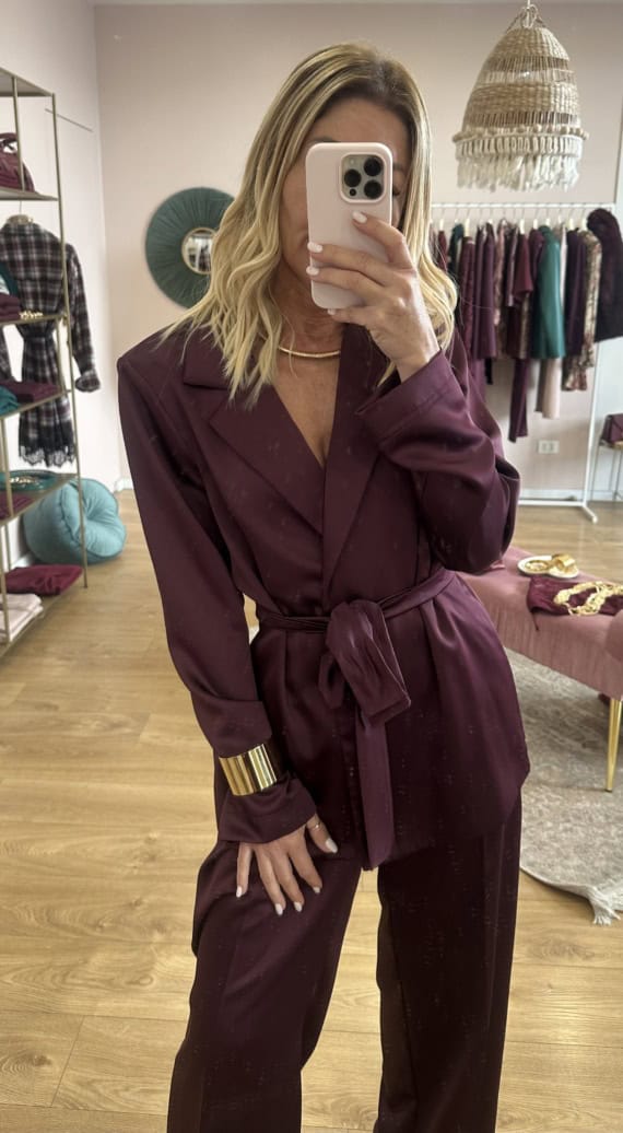 Completo in satin - immagine 8