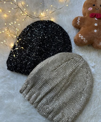 cuffia micro paillettes
