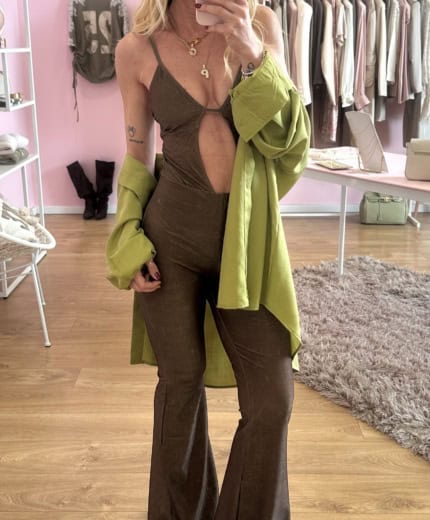 pantaloni lurex zampa matinee