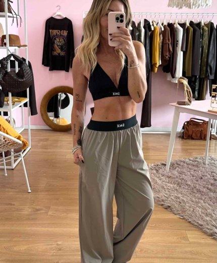 Pantaloni elastico in vita day thru