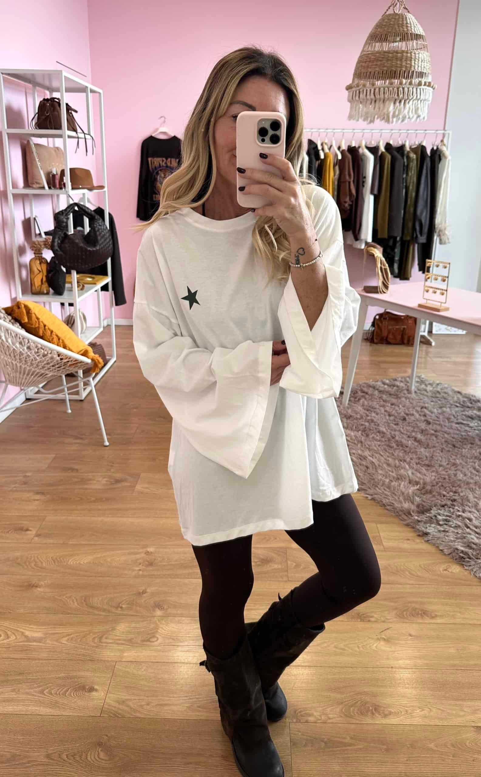 maxi maglia good days stellina vicolo - immagine 6