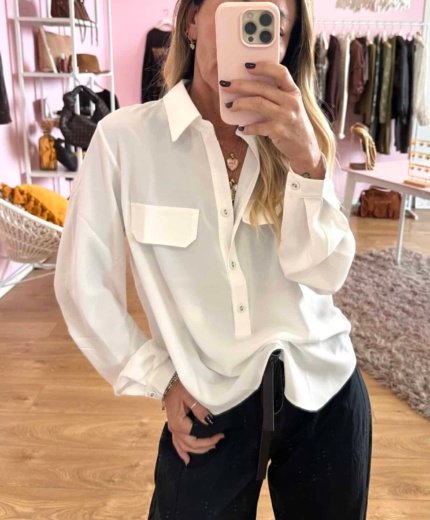 Camicia fluida taschine