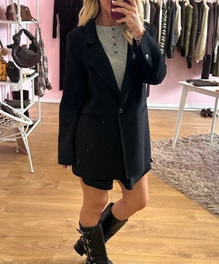 Giacca cappottino 50% lana