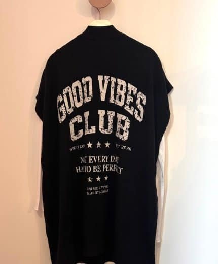 Maxi gilet good vibes