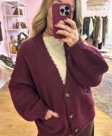 Cardigan haveone bordeaux