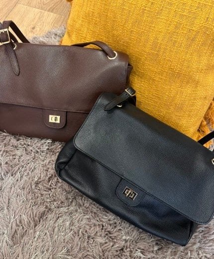 Borsa a spalla in pelle